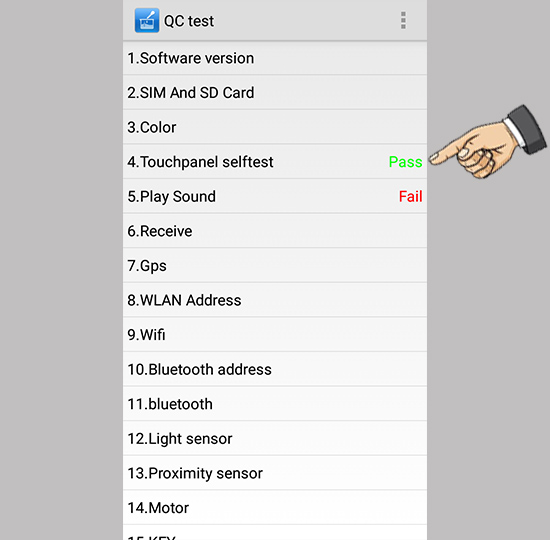Kết quả kiểm tra
